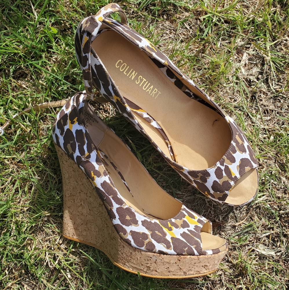 Leopard Wedges